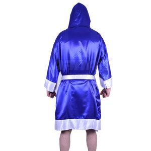 Nouveauté Robe de boxe en satin personnalisée pour hommes Vêtements de combat respirants Offre Spéciale Robes d'entraînement à prix d'usine - Product Image 4