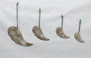 Decoraciones de Navidad hechas a mano a granel, hoja de Metal de cobre y hierro para el hogar, festivales, decoración elegante del hogar, plástico artificial - Product Image 4