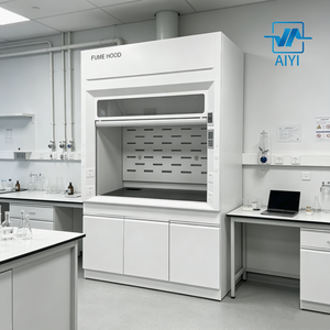 Hotte de laboratoire entièrement en acier, sur mesure, résistante aux produits chimiques, pour laboratoires de recherche - Product Image 1