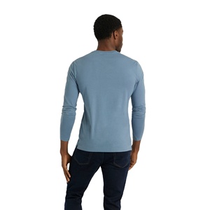 เสื้อยืดแขนยาวคอตตอน180 GSM สำหรับผู้ชาย, เสื้อยืดแขนยาวลำลองเนื้อนุ่มระบายอากาศได้ดี - Product Image 2