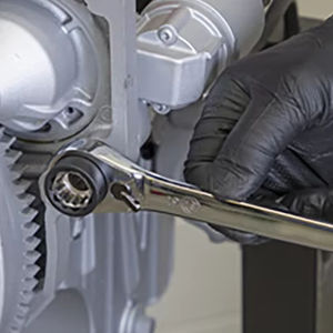 SAE size version 8-IN-1 90T Reversible <b>Ratchet</b> Wrench - Product Image 1