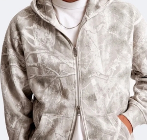 Fabrication de sweats à capuche imprimés sur mesure 500GMS Heavyweight 100% Cotton Double Couche Full Zip Up Hoodie pour hommes - Product Image 4