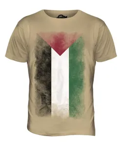 Nom personnalisé numéro Palestine drapeau emblème 3d T-shirts vêtements hommes femmes t-shirts maillot football Football Fans cadeau t-shirt - Product Image 3