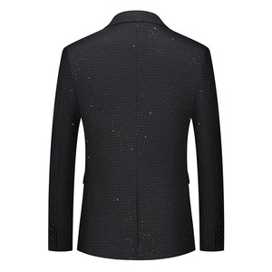 Chaqueta de hombre de alta calidad, chaqueta ajustada coreana transpirable de un solo botón para fiestas de boda, la mejor botonadura única de alta calidad - Product Image 4