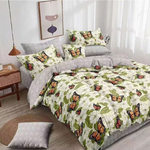 Piumino personalizzato <span class=keywords><strong>elegante</strong></span> e confortevole Set di lenzuola King Size copripiumino stampato Set biancheria da letto - Product Image 3