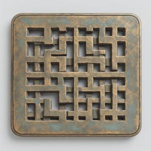 Drain de sol en acier inoxydable pour salle de bain d'hôtel moderne avec design encastré, accès facile pour les plombiers, construction en laiton - Product Image 3