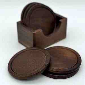 Sous-verres en bois faits à la main à forte demande pour graver le fabricant et l'exportateur en bois de Sheeshm de noyer de l'Inde de haute qualité - Product Image 6