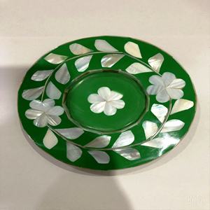 Classic Style <b>Round</b> Stone Coaster Set Custom Material for Kitchen Made in India - Product Image 2