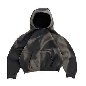 Sudadera con Capucha Estilo Vintage Personalizada, 100% Algodón Grueso, Lavada al Ácido, Desgastada, 500 g/m², para Hombre - Product Image 2