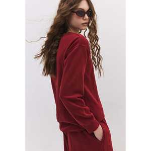 Sudadera con Efecto Desgastado y Eslogan - Product Image 3