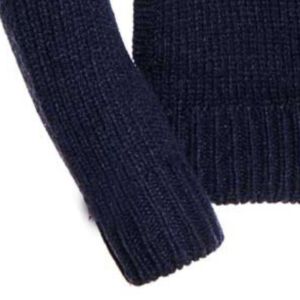 Custom College Logos On Open-Front Knitted <b>Cardigan</b> Sweaters Embroidered Patch <b>Button</b> Casual Winter Style Applique Design - Product Image 6