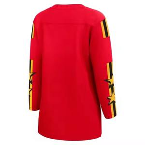 Sweat à capuche de hockey sur glace de haute qualité et tendance avec logo brodé par sublimation, maillot de hockey personnalisé - Product Image 6