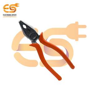 Pince combinée de 8 pouces (200mm) avec poignées isolées en plastique dur pour couper, tenir, etc. - Product Image 3