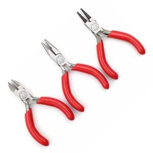 3pc Tooth Needle <b>Round</b> <b>Nose</b> <b>Pliers</b> Cutter Tool Kit for Jewelry Making Tools - Product Image 3