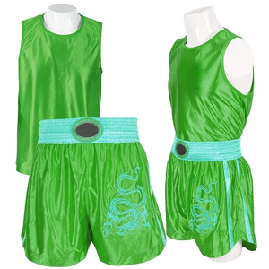 Conjunto Deportivo de Boxeo Elite Saleh Enterprises 100% Poliéster 240g Elástico que Absorbe la Humedad Camiseta sin Mangas a Juego para un Rendimiento Óptimo - Product Image 3
