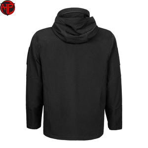 Veste de randonnée décontractée imperméable d'hiver de couleur unie pour hommes, streetwear, nouvelle mode, confortable, faible MOQ, veste softshell - Product Image 6