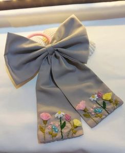 Lazos bordados a mano hechos a medida de 100% telas de algodón idea para tiendas de accesorios para el cabello adecuados para la reventa - Product Image 4