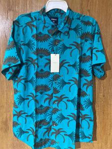 Prix de gros vêtements d'été décontractés à la mode numérique AOP impression boutonnée à manches courtes hommes plage Aloha hawaïen imprimé chemise - Product Image 5