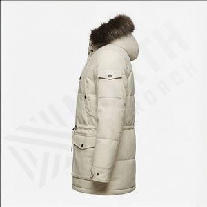 Parka d'hiver pour homme, coupe-vent, couleur unie, veste à fermeture éclair, réversible, imperméable, style décontracté élégant, manteaux thermiques isolés - Product Image 3