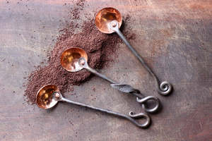Cuillère à café à thé rustique à poignée design faite à la main à bas prix d'Inde - Product Image 4