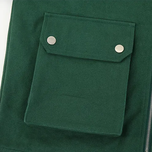 Vestes pour hommes, vestes homme, veste pour homme, fabricant, veste vintage en toile sur mesure, veste premium, couleur verte - Product Image 5