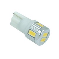 Ampoules LED HYUGA pour éclairage de plaque d'immatriculation 6SMD 5630 T10 pour DAIHATSU COPEN L880K 2002-2012 (2 pièces) – Rénovation/Mise à niveau – Garantie 1 an
