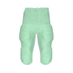 Ensemble de maillot et de pantalon de football américain vert personnalisé pour homme, respirant, manches courtes avec panneaux d'épaule pour vêtements de sport - Product Image 3