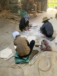 ปฏิทินติดผนังลายศิลปะมนุษย์หิมะทำด้วยมือกันแสงยูวีโต๊ะไม้อัดปรับแต่งได้สำหรับตกแต่งบ้านเทศกาลคริสต์มาสป้ายติดผนังไม้ - Product Image 6