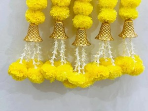 Romantique Marigold fleur guirlande cloche écologique couleur personnalisée bébé douche fête de mariage Festival noël Halloween nuit - Product Image 4
