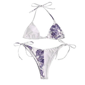 ชุดว่ายน้ำผู้หญิงลายมังกรแบบดันทรง ปี 2026 ขายส่ง ผ้าสแปนเด็กซ์/โพลีเอสเตอร์ แห้งเร็ว สำหรับใส่ไปชายหาด - Product Image 6