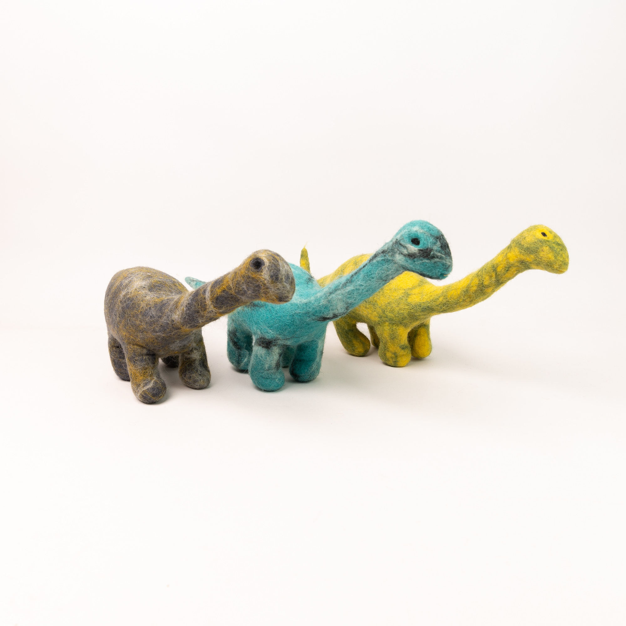 Wool Felted Dinosaurs