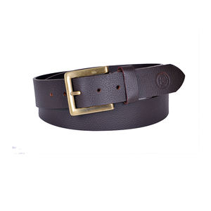 Vente en gros d'usine Ceinture en cuir véritable de qualité supérieure Ceinture classique pour hommes en cuir pleine fleur avec boucle ardillon - Product Image 1