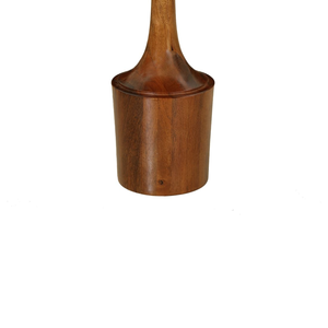 Ensemble de 2 tables d'appoint modernes en bois de manguier, finition brune, écologiques, pour chambre à coucher, salon, canapé ou chevet - Product Image 5