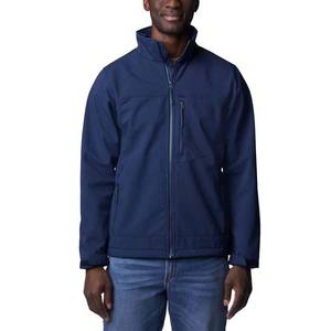 Veste Softshell Slim Fit avec poche zippée sur le devant, couleur marine - Product Image 1