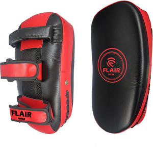 Almohadillas de entrenamiento de kickboxing y artes marciales de cuero genuino con logotipo personalizado de alta calidad, productos de boxeo al por mayor - Product Image 1