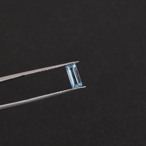Aguamarina Brasileña, Corte Rectangular de 8x4 mm, 1.80 Quilates, 1 Par de Piedras Preciosas Naturales para Joyería, Piedras Preciosas Sueltas - Product Image 2