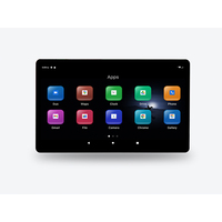 Écran tactile rotatif de 15,6 pouces 3+32G pour appuie-tête de voiture, GPS, carte SIM 4G, Android 12 pour la publicité dans les taxis, affichage TV intelligent