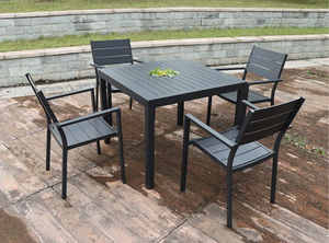 สไตล์ยุโรปหรูหราและคลาสสิกการออกแบบโต๊ะและเก้าอี้ที่กําหนดเองกรอบโลหะสําหรับสวนรับประทานอาหาร,โรงแรมวิลล่า - Product Image 6