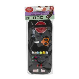 36pc Kit de couture de voyage portable Accessoires en métal et plastique avec fil pour travaux d'aiguille à la maison Emballé dans une boîte de sac pratique - Product Image 1