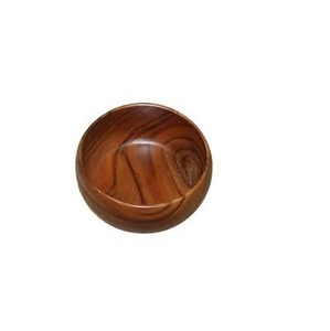 Tazón de madera decorativo para ensaladas y servir alimentos Tazón de madera personalizado hecho a mano en Nuevo para tazón de cocina - Product Image 5