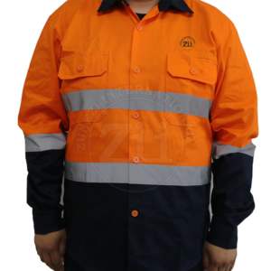 Overol de Alta Visibilidad Azul Ignífugo de Poliéster de Alta Calidad, Diseño Ligero, Características Reflectantes, Resistente al Desgaste, Resistente al Viento, CE - Product Image 3