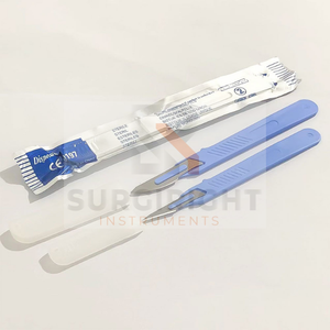 Bisturí Desechable Esterilizado Médico Ortopédico Alemán Surgiright, Cuchillo Manual con Certificación CE, Plástico ISO, Quirúrgico Desechable - Product Image 5