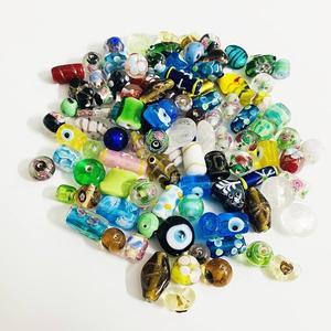 Última colección de cuentas de vidrio de lámina dorada de 10mm, venta al por mayor, cuentas de vidrio de Murano de cristal para accesorios de joyería, artículo decorativo - Product Image 1
