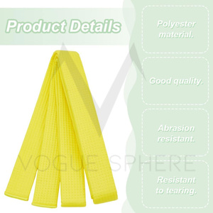 Ceintures de karaté et d'arts martiaux unisexes de haute qualité, durables, respirantes, à taille haute, de couleur unie, fabriquées au Pakistan - Product Image 3