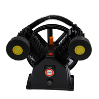 Tête de compresseur d'air à deux cylindres de qualité industrielle 5.5KW 7.5HP 220V nouvelle tête de compresseur d'air à piston Portable