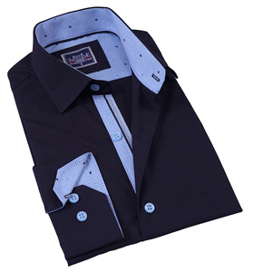 เสื้อเชิ้ตผู้ชายแบบติดกระดุม ดีไซน์ใหม่จากโรงงาน ผลิตแบบ OEM ODM สัมผัสนุ่มลื่นเหมือนผ้าไหม รับผลิตตามแบบที่คุณต้องการ พร้อมติดป้ายและโลโก้ของคุณเอง ผลิตในประเทศตุรกี - Product Image 5