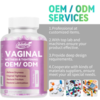 Capsules de bien-être à base de plantes pour femmes, marque privée personnalisée, mélange botanique 5-en-1, complément de soin quotidien féminin, vente en gros OEM