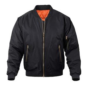 Chaqueta Bomber de Cuero y Lana Personalizada de Fábrica, Proveedor OEM Unisex, Alta Calidad, a Prueba de Viento para Primavera - Product Image 1
