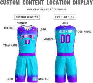 Conjunto de Uniforme de Baloncesto Personalizado con Sublimación Digital para Equipos Deportivos - Product Image 3