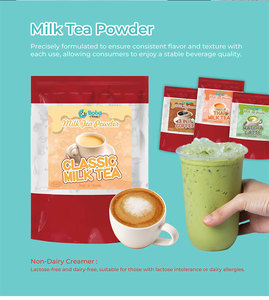 Poudre de saveur riche au taro 3-en-1 KEI FU, certification HALAL/HACCP/ISO 22000, texture crémeuse, desserts Bubble Tea, emballage en sachet, ODM/OEM - Product Image 6